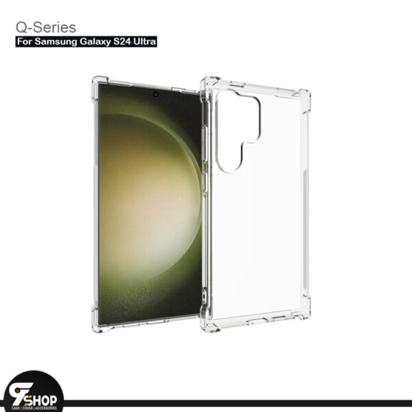 Q-Series Clear Protective Case For Samsung Galaxy S24 Ultra