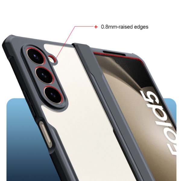 XUNDD Shockproof Slim Soft TPU Protactive Case with Front Screen Protector For Galaxy Z Fold 6 - Image 3