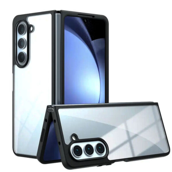 Clear TPU + Transparent PC Case For Samsung Galaxy Z Fold 6