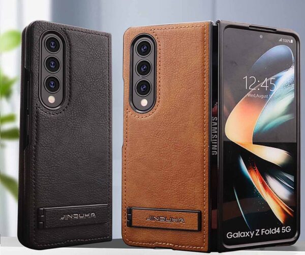 Jinduka Leather Stand Case For Samsung Galaxy Z Fold 4,5,6