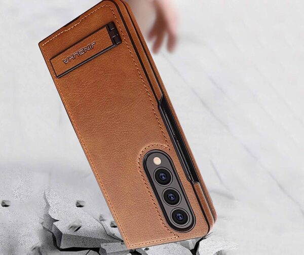 Jinduka Leather Stand Case For Samsung Galaxy Z Fold 4,5,6 - Image 2