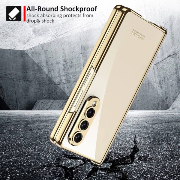 GKK Electroplating PC Camera Protection Magnetic Case For Samsung Galaxy Z Fold 4,5 - Image 5