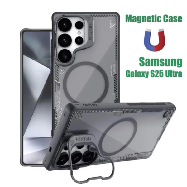 Nillkin Iceblade Prop Frame Version Magnetic MagSafe Camera Protective Cover Case for Samsung Galaxy S25 Ultra